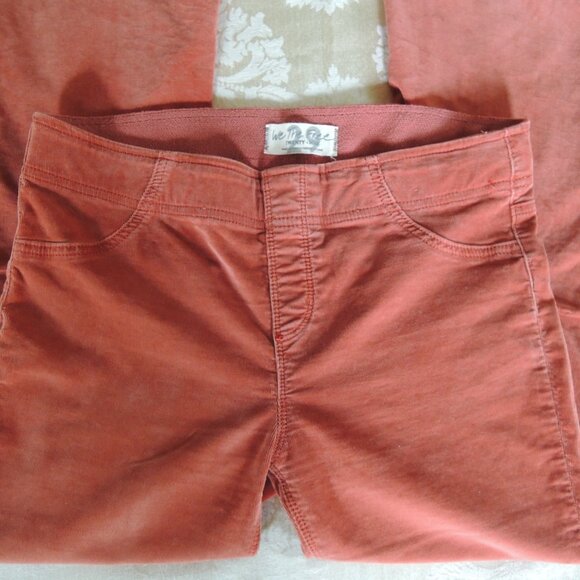 We The Free Rust Corduroy Pull-On Stretch Flare Bell Bottom Pants 29 - Picture 3 of 9